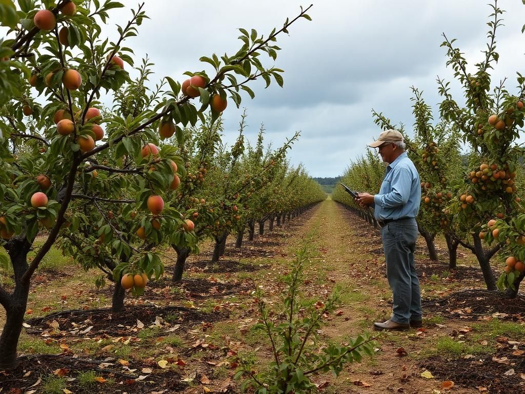 voćnjak posle nevremena