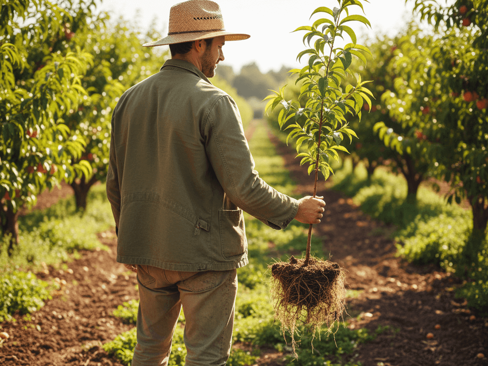 zdrava sadnica breskve