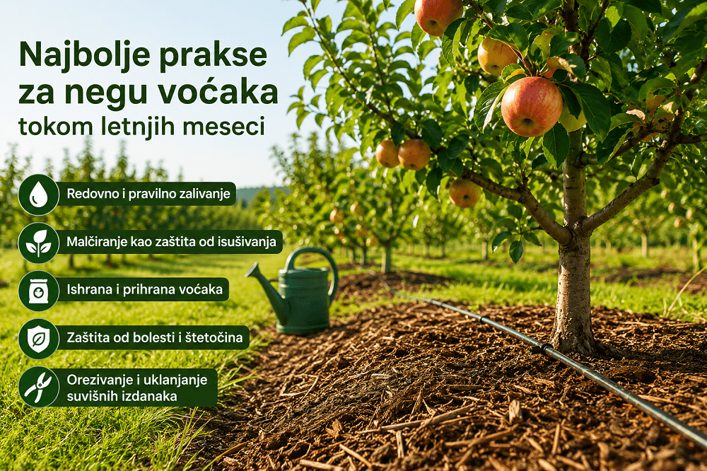 Letnja nega voćnjaka